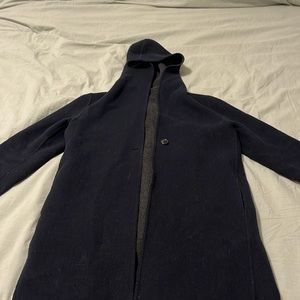 Uniqlo coat with a hood